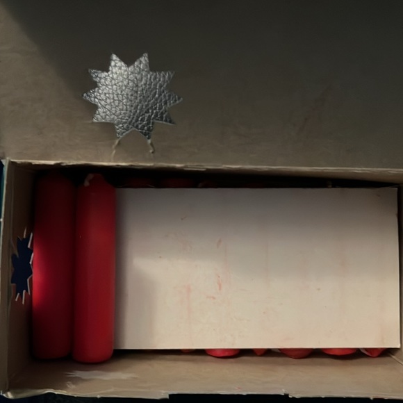 Authentic Eika  Kerzen Adventkerzen Candles Red Partial boxes - Picture 4 of 5